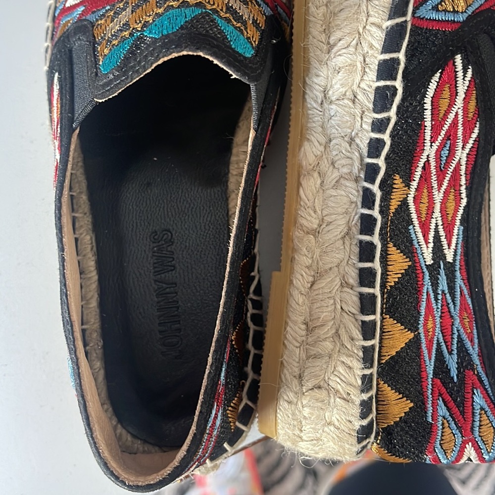NEVER WORN! Johnny Was espadrilles - Picture 4 of 4
